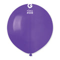 19" Gemar Latex Balloons (Bag of 25) Standard Purple