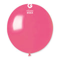 19" Gemar Latex Balloons (Bag of 25) Metallic Metallic Fuchsia