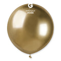 19" Gemar Latex Balloons Pack Of 25 Shiny Gold
