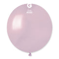 19" Gemar Latex Balloons (Bag of 25) Metallic Metallic Lilac
