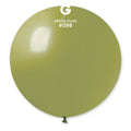 31" Gemar Latex Balloons (Pack of 1) Giant Balloon Green Olive