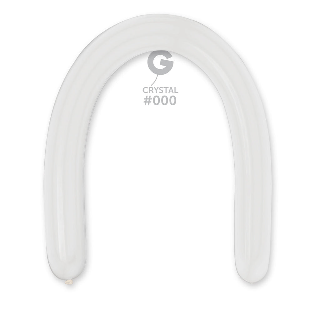 360G Gemar Latex Balloons (Bag of 50) Modelling/Twisting Crystal Clear