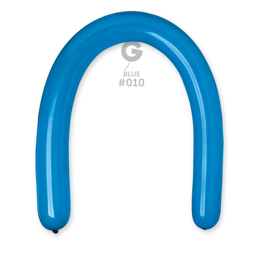 360G Gemar Latex Balloons (Bag of 50) Modelling/Twisting Blue*