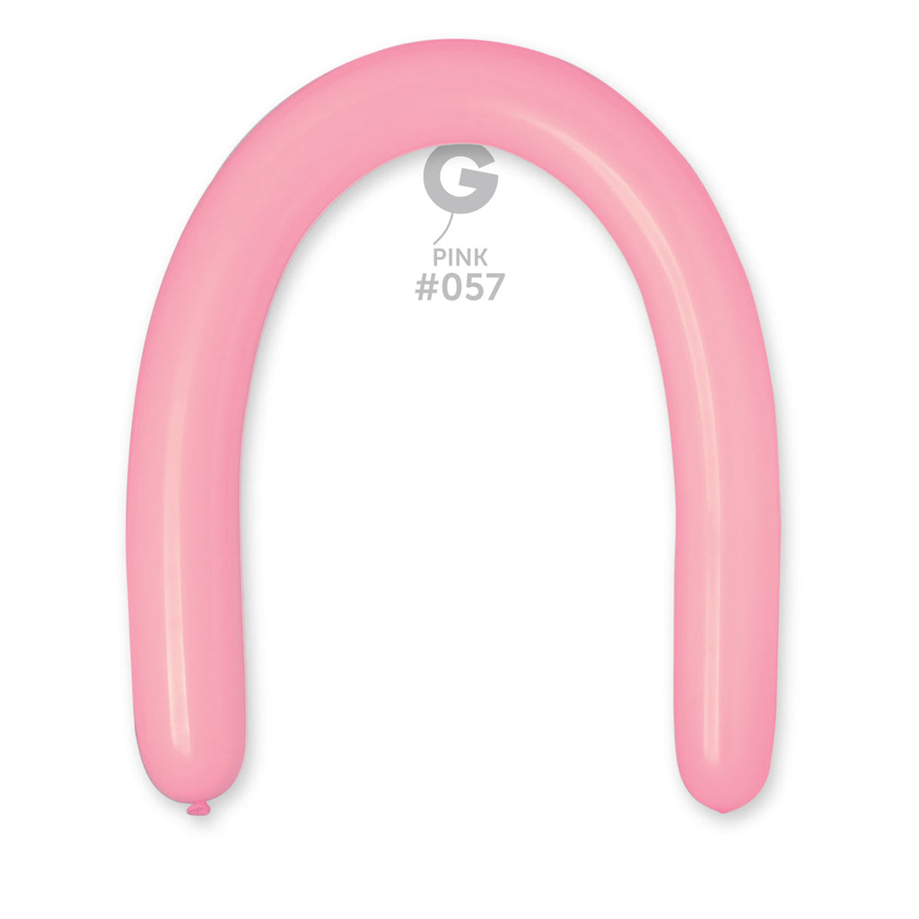 360G Gemar Latex Balloons (Bag of 50) Modelling/Twisting Pink*