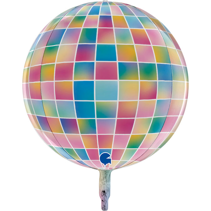 22" Globe Disco Strobo 4D Foil Balloon