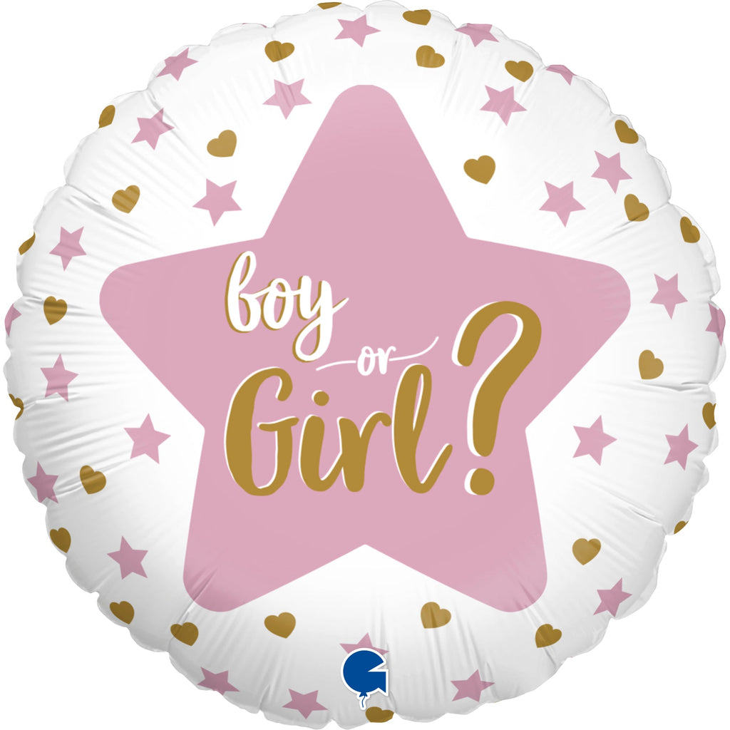 18" Gender Reveal Foil Balloon