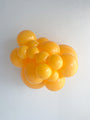 5 Inch Tuftex Latex Balloons (50 Per Bag) Golden Rod Manufacturer Inflated Image