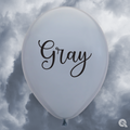 Gray Texture Pioneer Qualatex Latex Balloons 