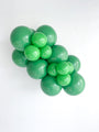24" Green Latex Balloons (3 Per Bag) Brand Tuftex Manufacturer Inflated Image