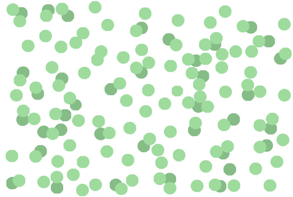 Tissue Paper Balloon Confetti Dots Dots Green Apple