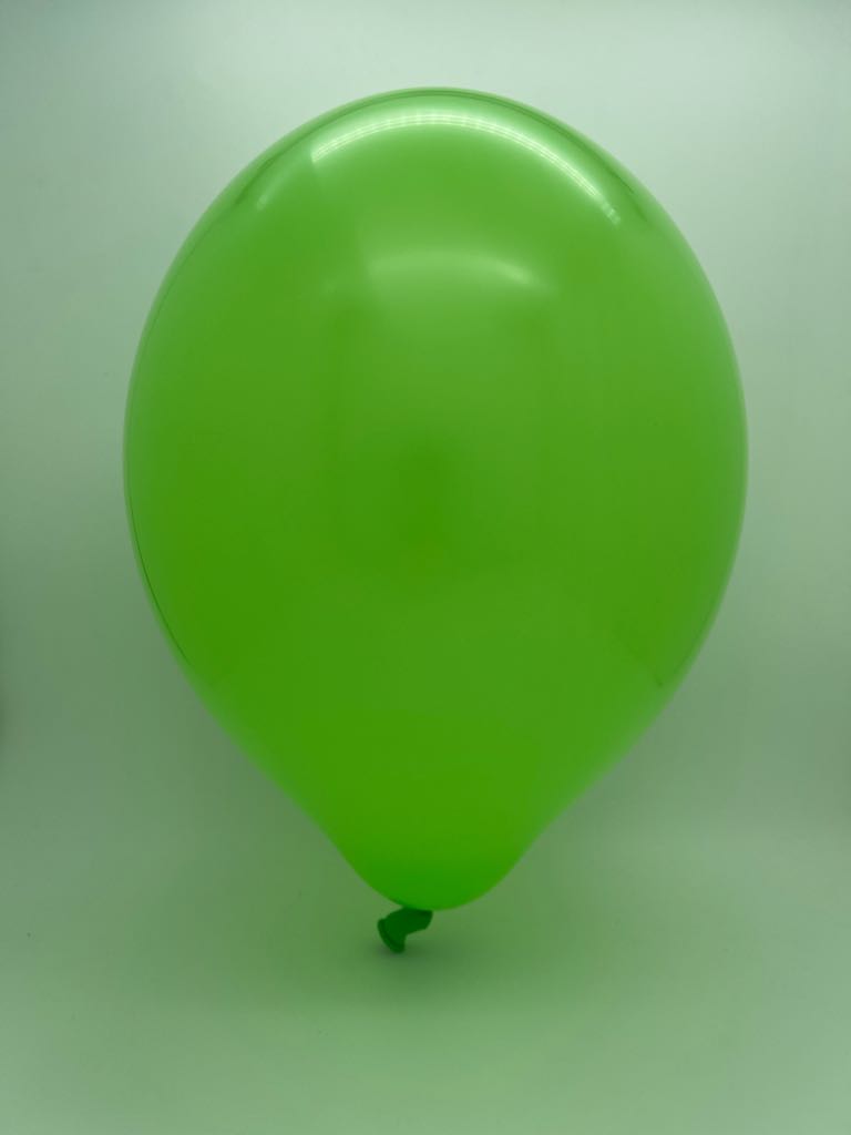 Inflated Balloon Image 5" Cattex Premium Basil Green Latex Balloons (100 Per Bag)