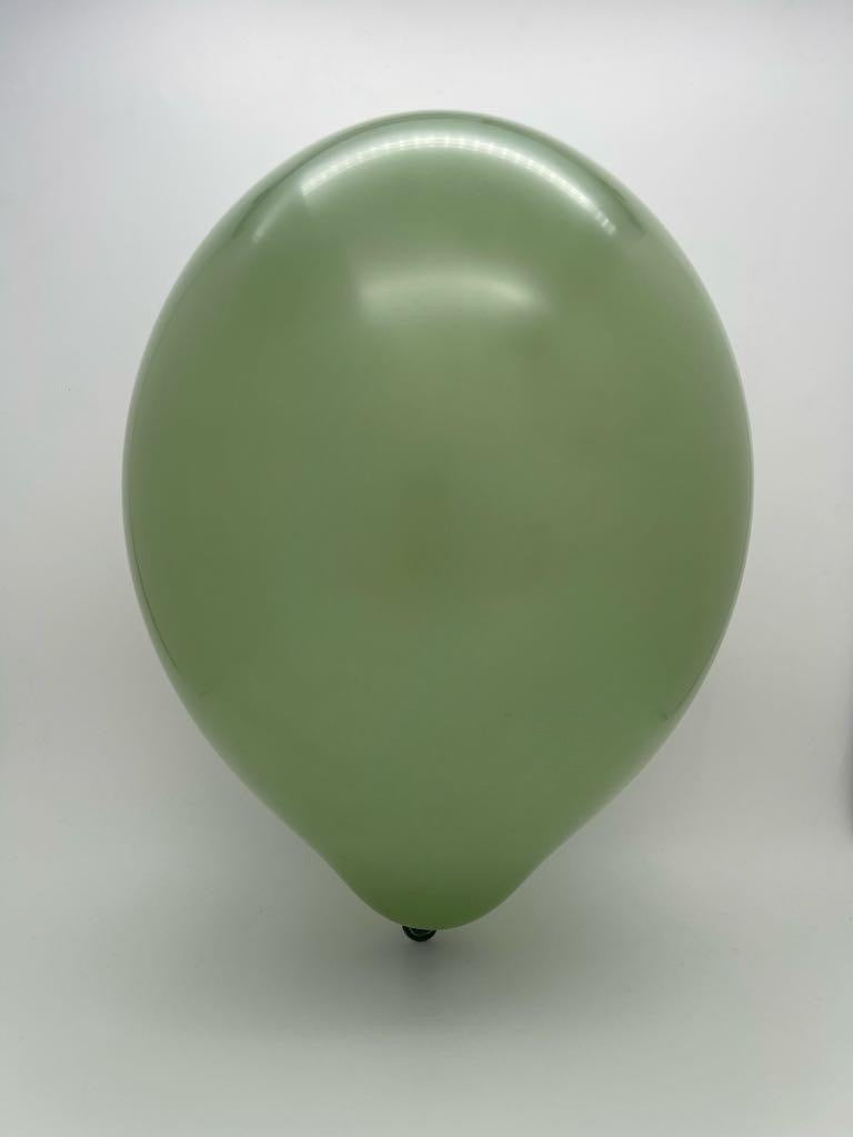Inflated Balloon Image 12" Cattex Premium Lily Pad Latex Balloons (50 Per Bag)