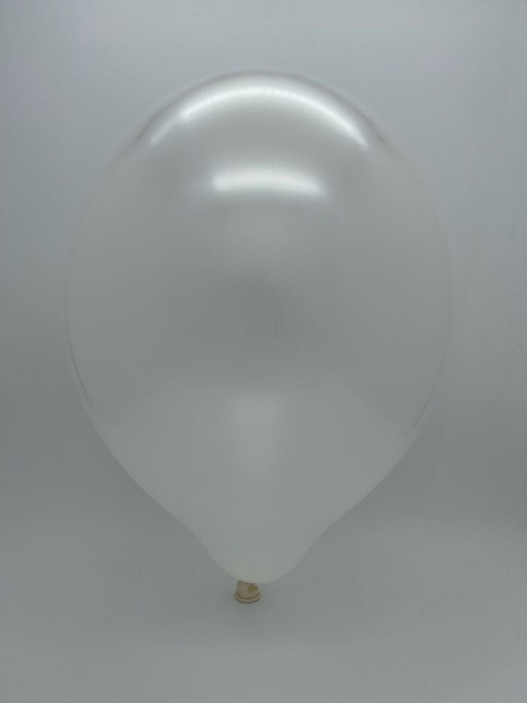 Inflated Balloon Image 12" Cattex Premium Metal Mother Pearl 50 Latex Balloons