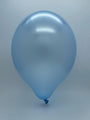 Inflated Balloon Image 12" Cattex Premium Metal Soft Blue 50 Latex Balloons