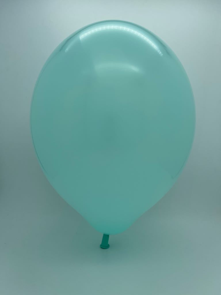 Inflated Balloon Image 24" Cattex Premium Mint Green Latex Balloons (1 Per Bag)