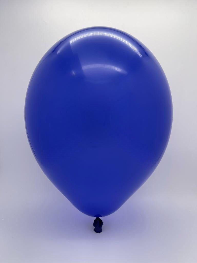 Inflated Balloon Image 24" Cattex Premium Navy Blue Latex Balloons (1 Per Bag)