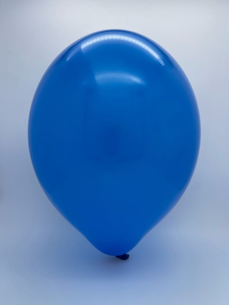 Inflated Balloon Image 24" Cattex Premium Royal Blue Latex Balloons (1 Per Bag)