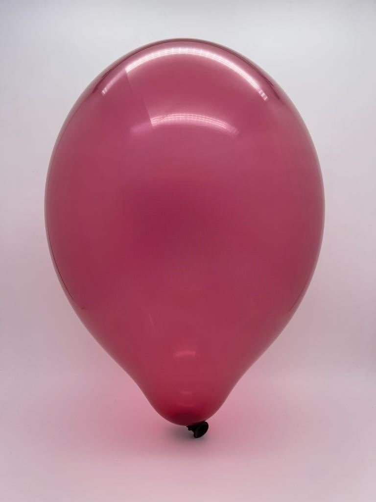 Inflated Balloon Image 12" Cattex Premium Wine Latex Balloons (50 Per Bag)