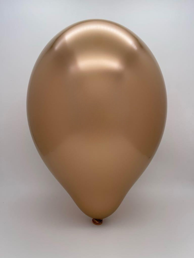 Inflated Balloon Image 5" Cattex Titanium Copper Latex Balloons (100 Per Bag)