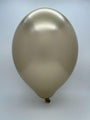 Inflated Balloon Image 13" Cattex Titanium Light Gold Latex Balloons (50 Per Bag)