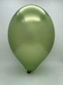 Inflated Balloon Image 13" Cattex Titanium Lime Green Latex Balloons (50 Per Bag)