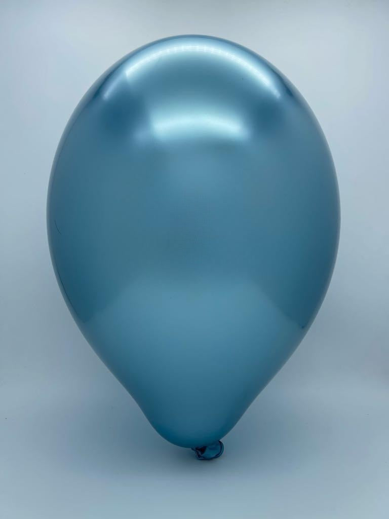 Inflated Balloon Image 13" Cattex Titanium Sky Blue Latex Balloons (50 Per Bag)