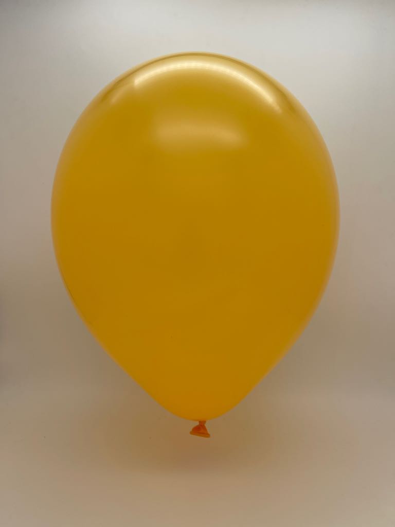 Inflated Balloon Image 6" Deco Amber Decomex Linking Latex Balloons (100 Per Bag)