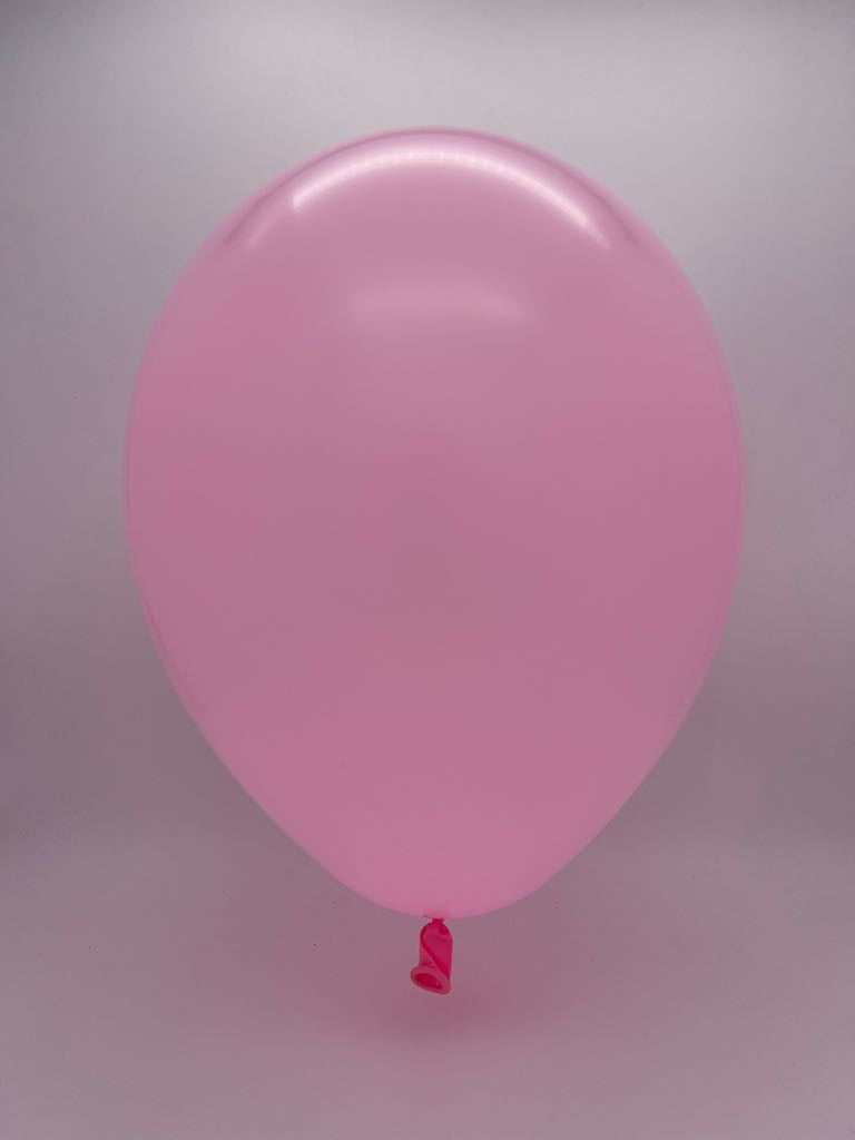 Inflated Balloon Image 5" Deco Baby Pink Decomex Latex Balloons (100 Per Bag)