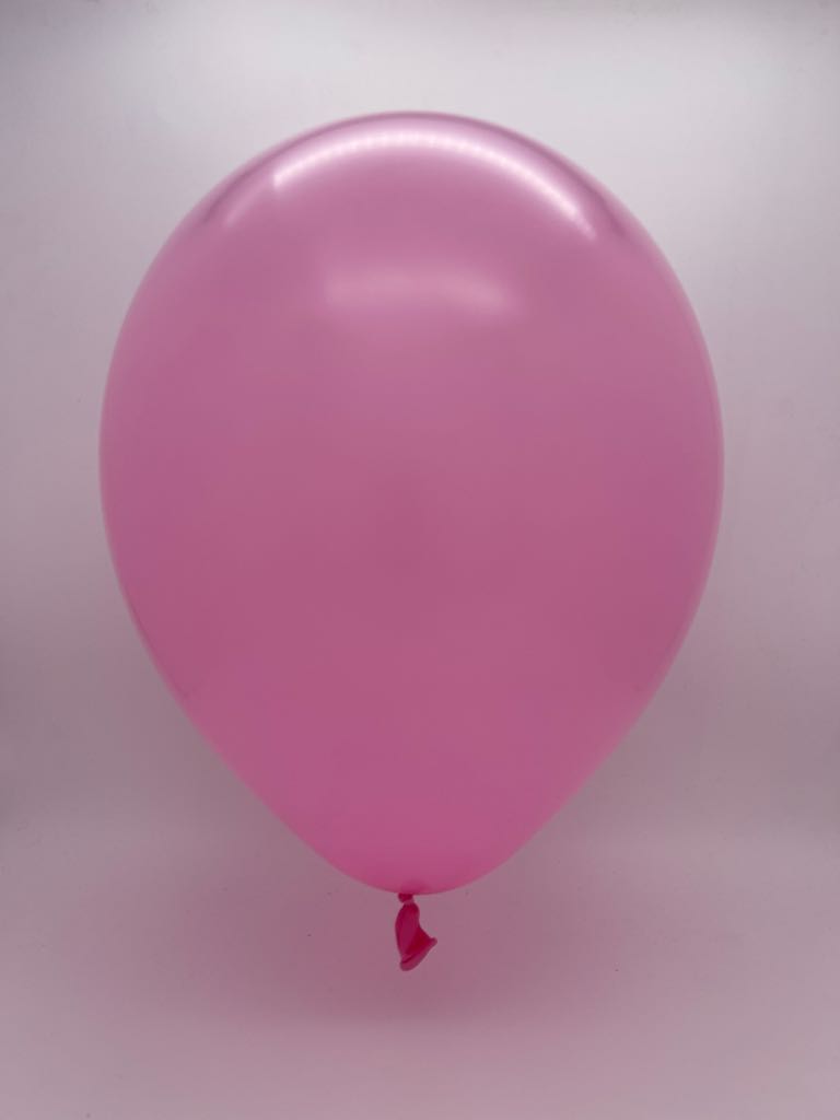 Inflated Balloon Image 5" Deco Candy Pink Decomex Latex Balloons (100 Per Bag)