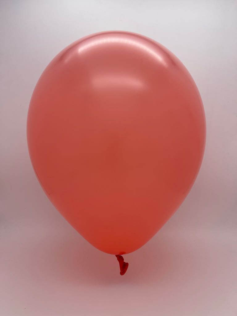 Inflated Balloon Image 12" Deco Coral Decomex Latex Balloons (100 Per Bag)