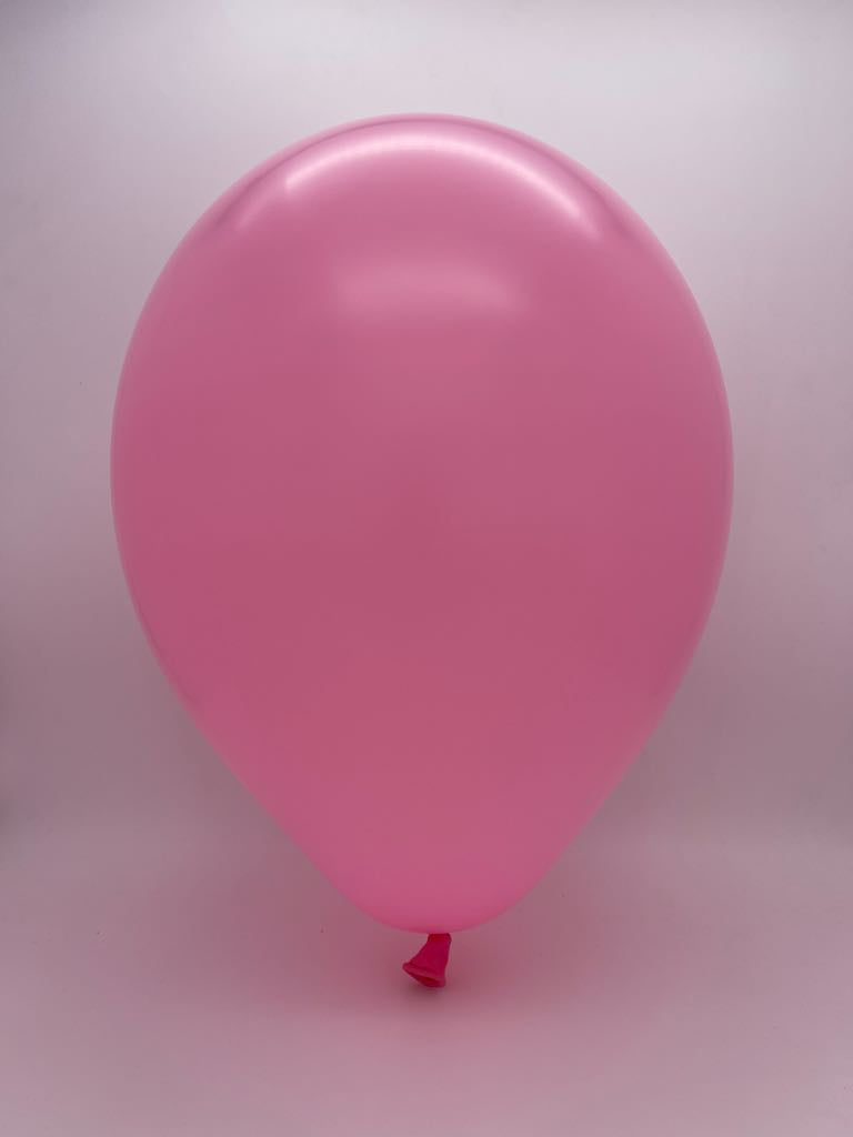 Inflated Balloon Image 12" Deco Light Pink Decomex Latex Balloons (100 Per Bag)