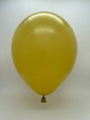 Inflated Balloon Image 5" Deco Mustard Decomex Latex Balloons (100 Per Bag)