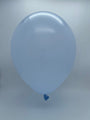 Inflated Balloon Image 9" Deco Sky Blue Decomex Latex Balloons (100 Per Bag)
