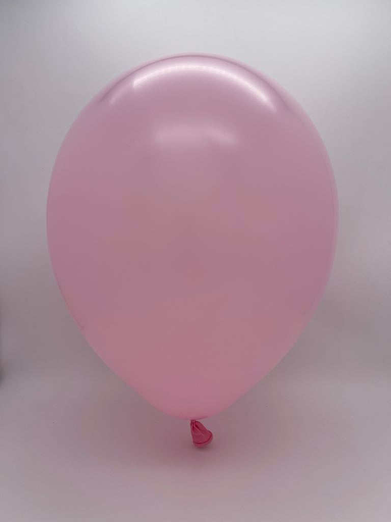 Inflated Balloon Image 6" Deco Taffy Pink Decomex Linking Latex Balloons (100 Per Bag)