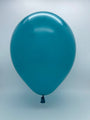 Inflated Balloon Image 12" Deco Turquoise Decomex Latex Balloons (100 Per Bag)