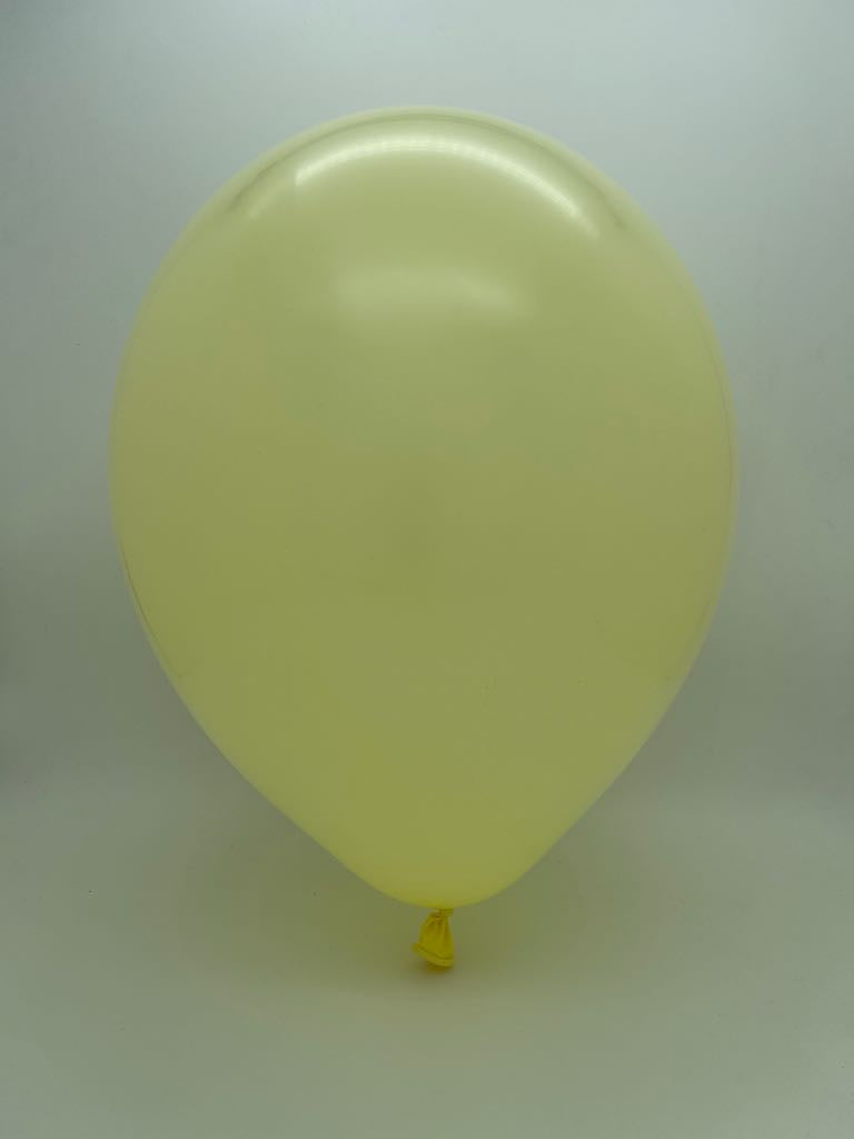 Inflated Balloon Image 6" Deco Yellowish Decomex Linking Latex Balloons (100 Per Bag)