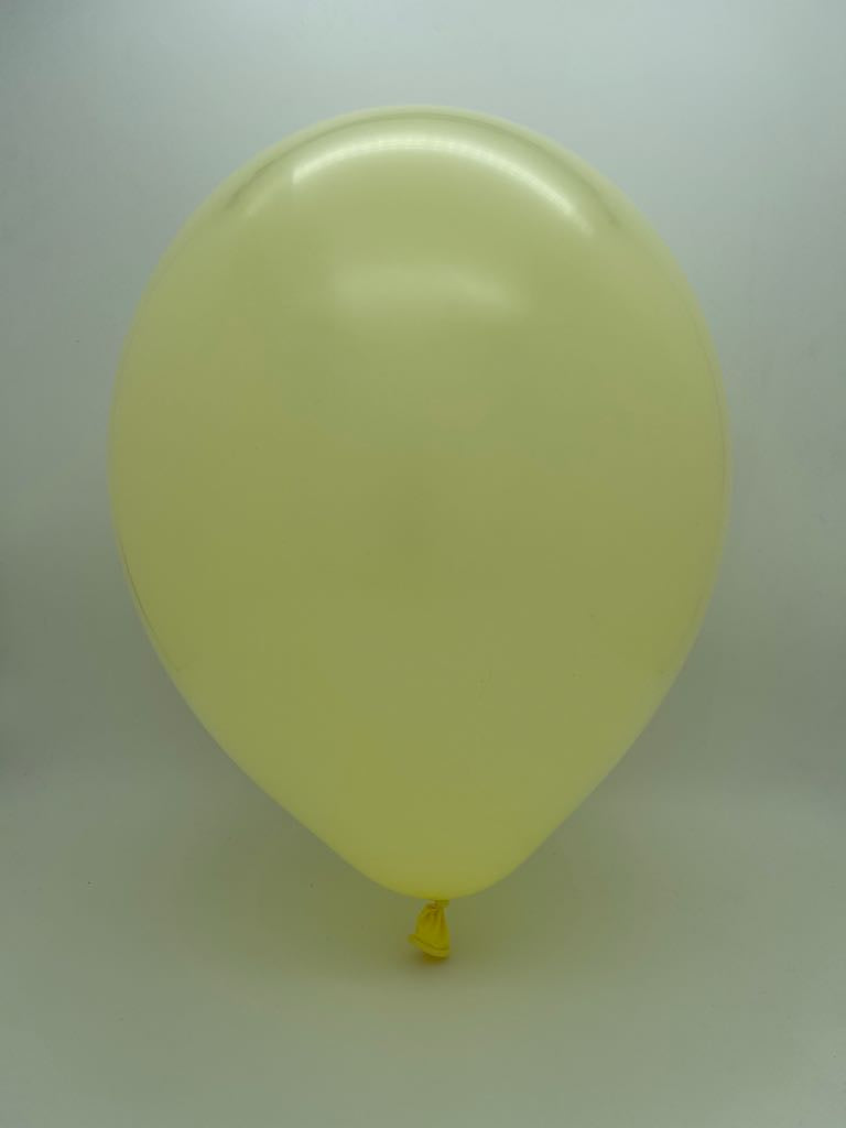 Inflated Balloon Image 5" Deco Yellowish Decomex Latex Balloons (100 Per Bag)