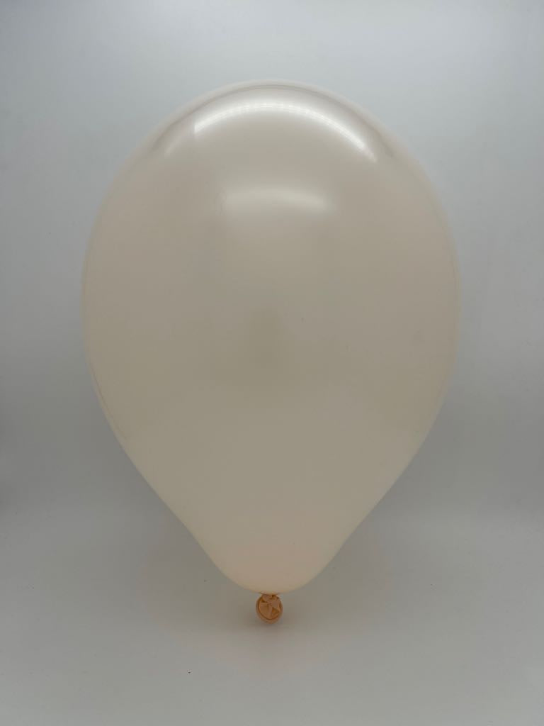 Inflated Balloon Image 5" Ellie's Brand Latex Balloons Barely Blush (100 Per Bag)