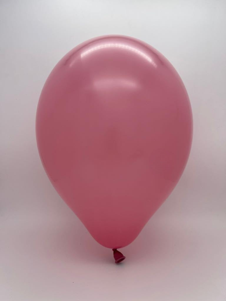 Inflated Balloon Image 24" Ellie's Brand Latex Balloons Dusty Rose (10 Per Bag)