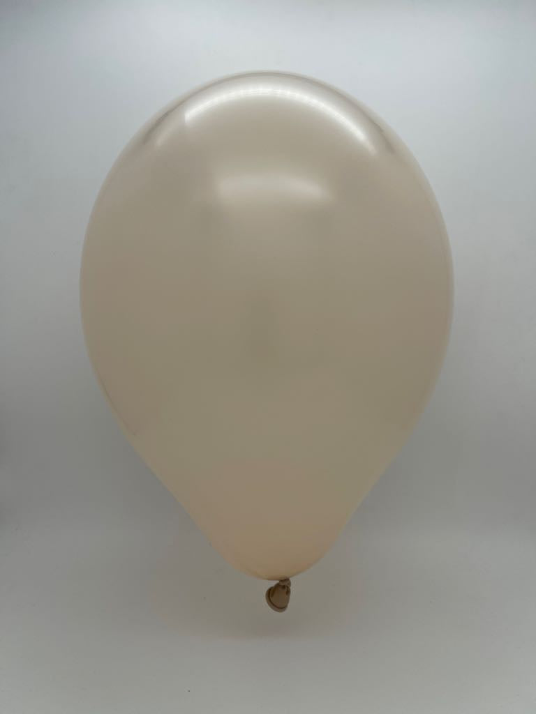 Inflated Balloon Image 36" Ellie's Brand Latex Balloons Linen (2 Per Bag)