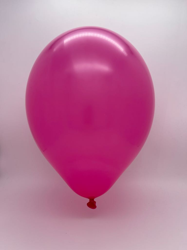 Inflated Balloon Image 36" Ellie's Brand Latex Balloons Magenta (2 Per Bag)
