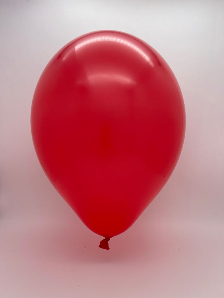 Inflated Balloon Image 36" Ellie's Brand Latex Balloons Red (2 Per Bag)
