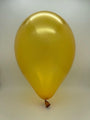 Inflated Balloon Image 5" Gemar Latex Balloons (Bag of 100) Metallic Gold