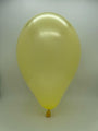 Inflated Balloon Image 5" Gemar Latex Balloons (Bag of 100) Metallic Metallic Baby Yellow