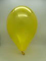 Inflated Balloon Image 5" Gemar Latex Balloons (Bag of 100) Metallic Metallic Yellow