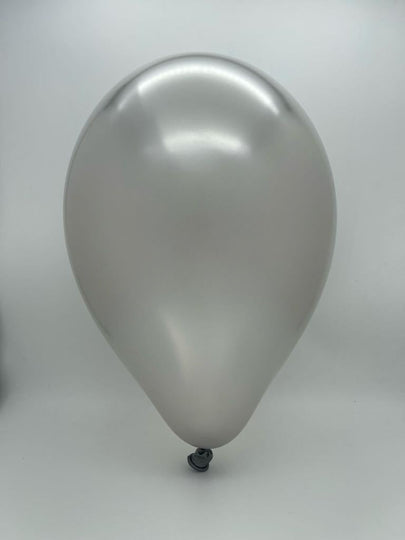 Inflated Balloon Image 31" Gemar Latex Balloons (Pack of 1) Giant Metallic Balloon Silver