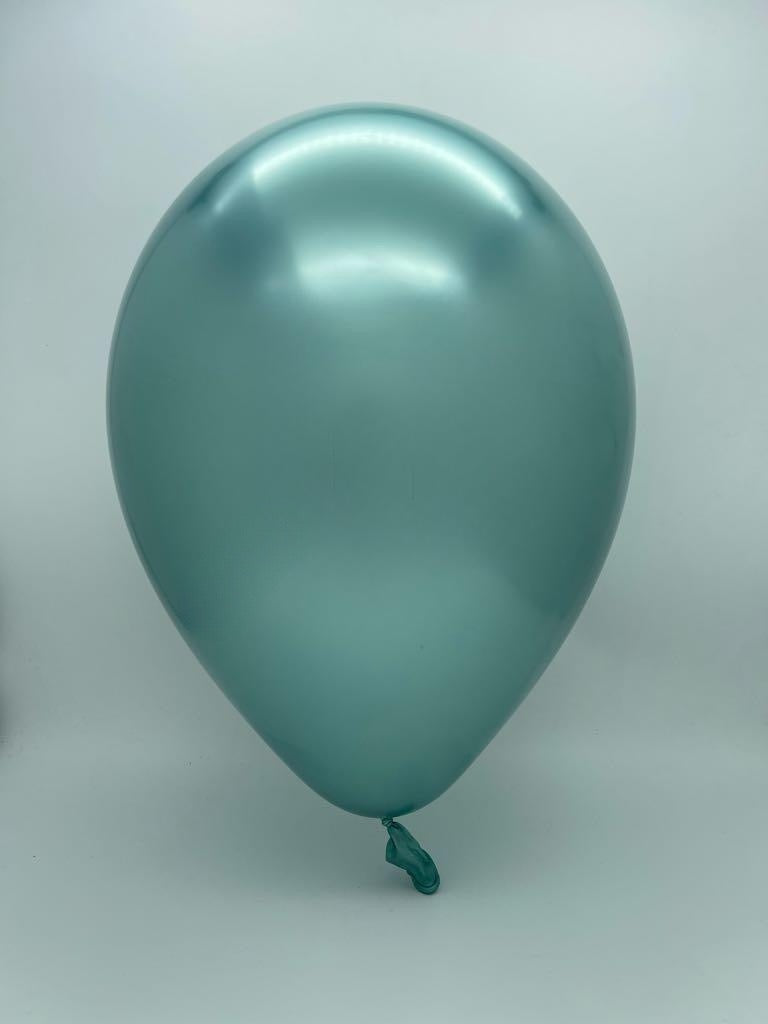 Inflated Balloon Image 260G Gemar Latex Balloons (Bag of 50) Shiny Green Twisting/Modelling