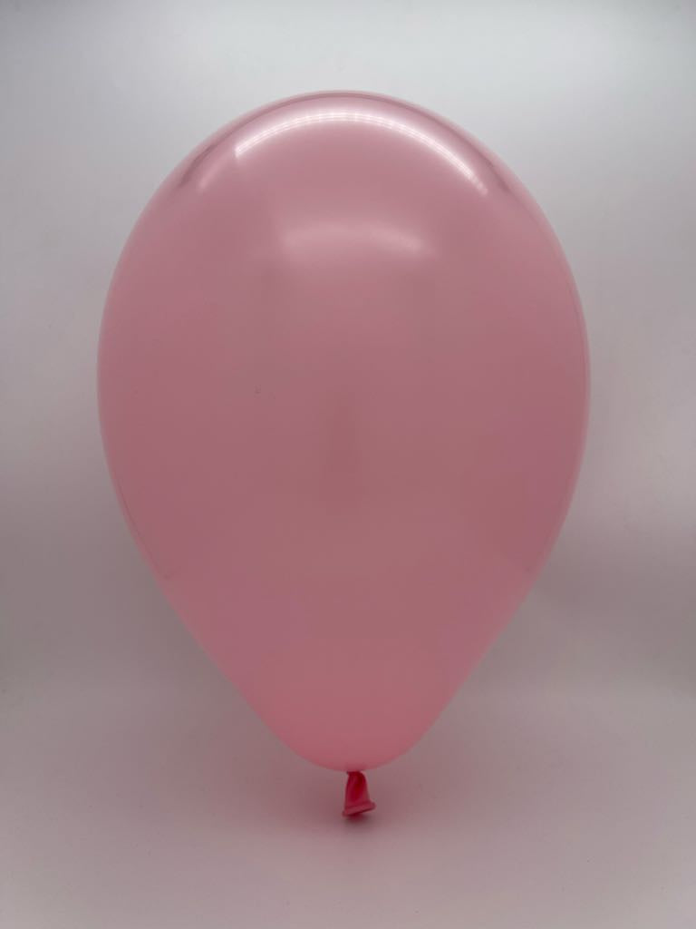 Inflated Balloon Image 12" Gemar Latex Balloons (Bag of 50) Standard Baby Pink