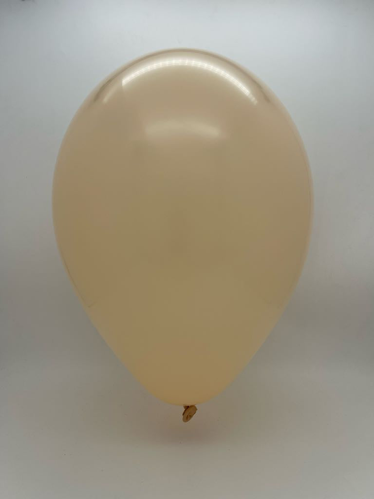 Inflated Balloon Image 160G Gemar Latex Balloons (Bag of 50) Modelling/Twisting Blush