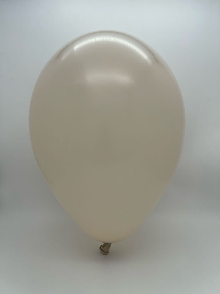 Inflated Balloon Image 12" Gemar Latex Balloons (Bag of 50) Standard Latte